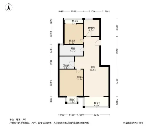 金隅花石匠户型图