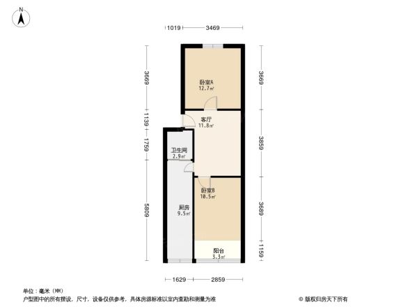 八角南里户型图