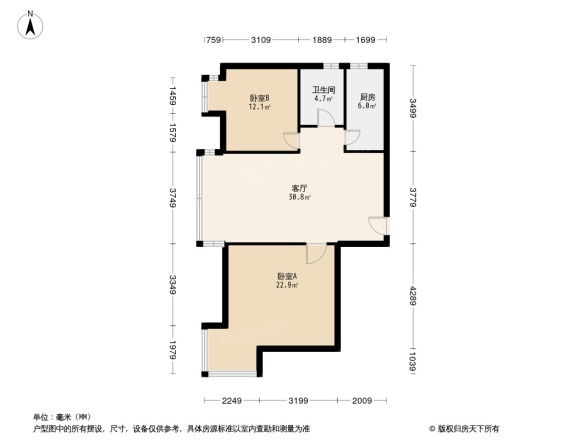 太阳公元户型图