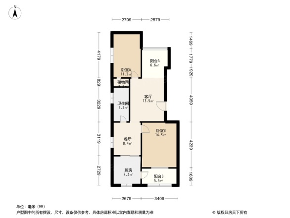 天秀花园安和园户型图