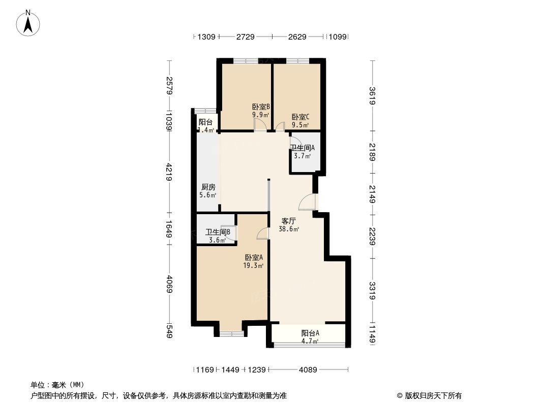 户型图1/2