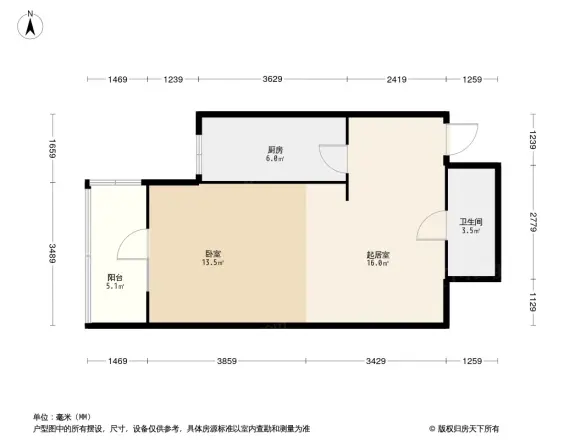八里庄北里户型图