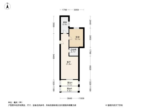 九龙花园户型图