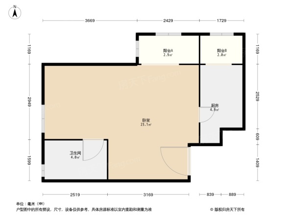 润枫领尚户型图