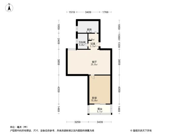 草桥欣园三区户型图