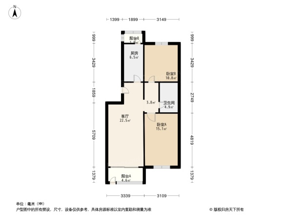 龙锦苑二区户型图