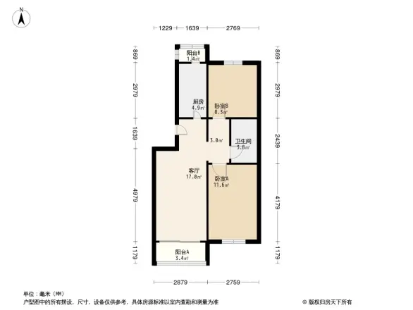 龙锦苑二区户型图