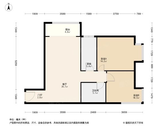 首座绿洲户型图