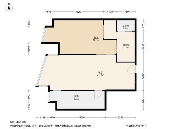 大成时代中心户型图