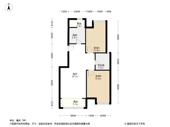 阳光邑上户型图