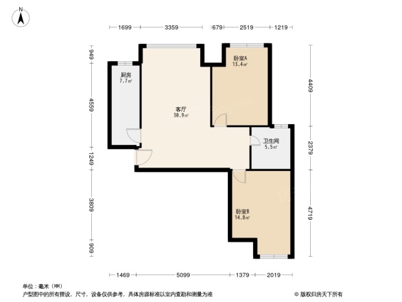龙山华府户型图