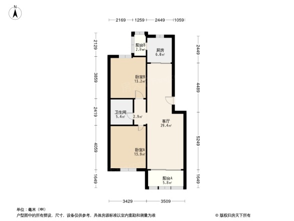 龙锦苑二区户型图
