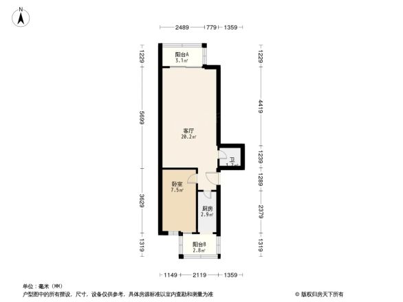 南太平庄北巷户型图