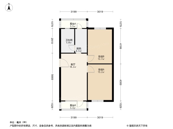建华北里户型图