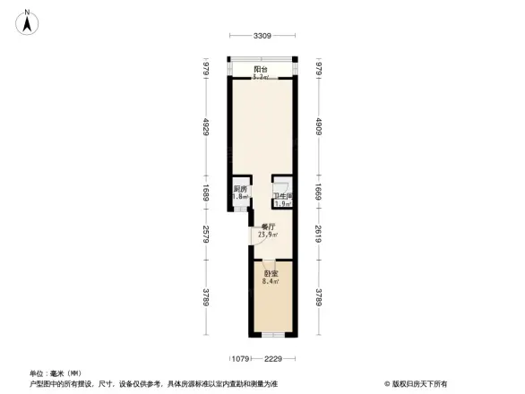 滨河东里户型图