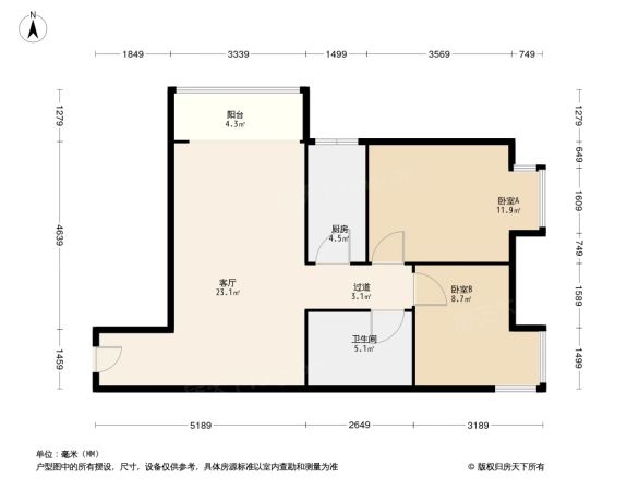 首座绿洲户型图