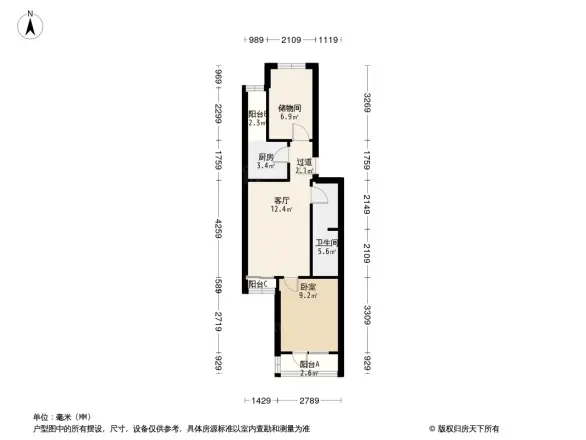 黄金苑户型图