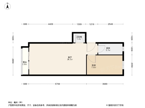 红莲中里户型图