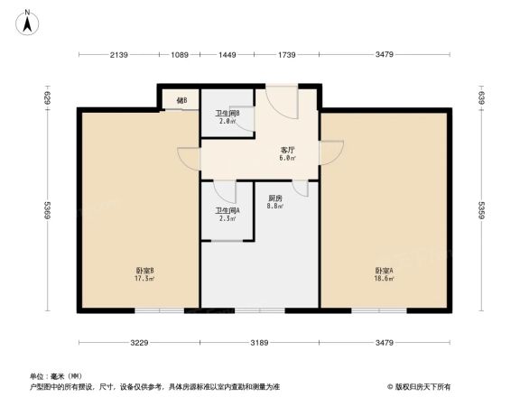 地坛北里户型图