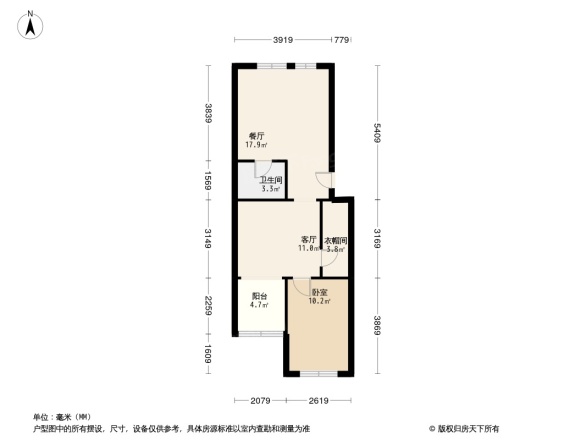 八里庄北里户型图