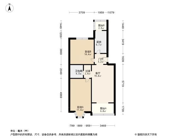 双高花园户型图