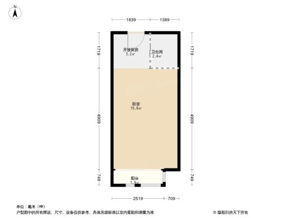 首开熙悦睿府书香户型图