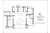 G155平4室2厅3卫