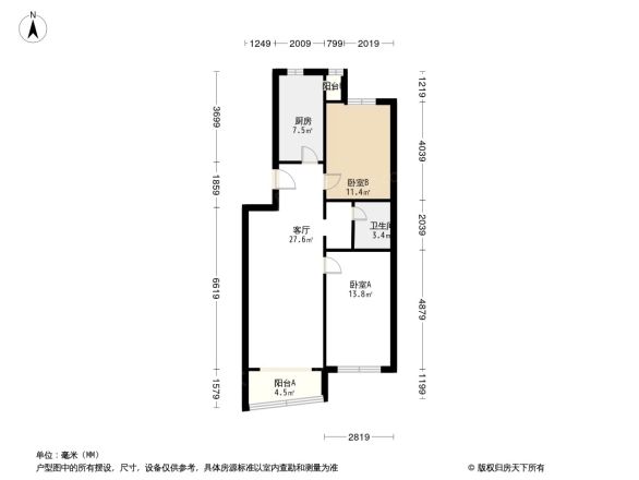 鸿博家园户型图