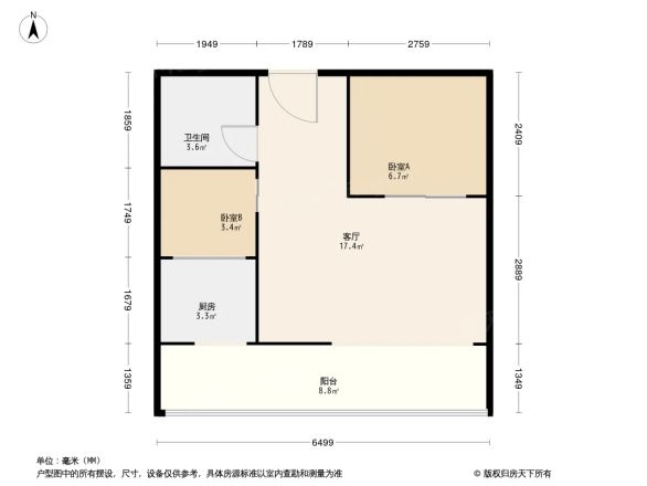 西兰岛户型图