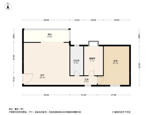 九龙花园户型图