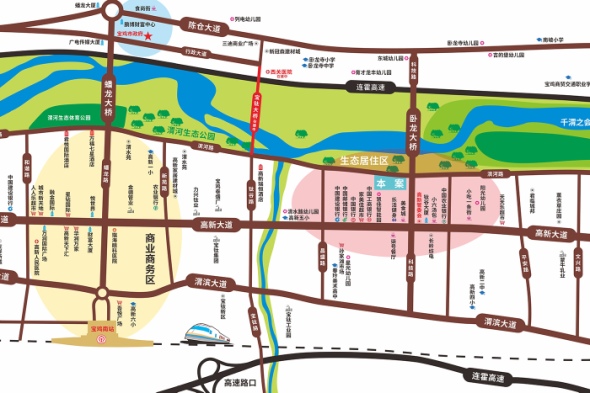 高新发展·大都荟交通图