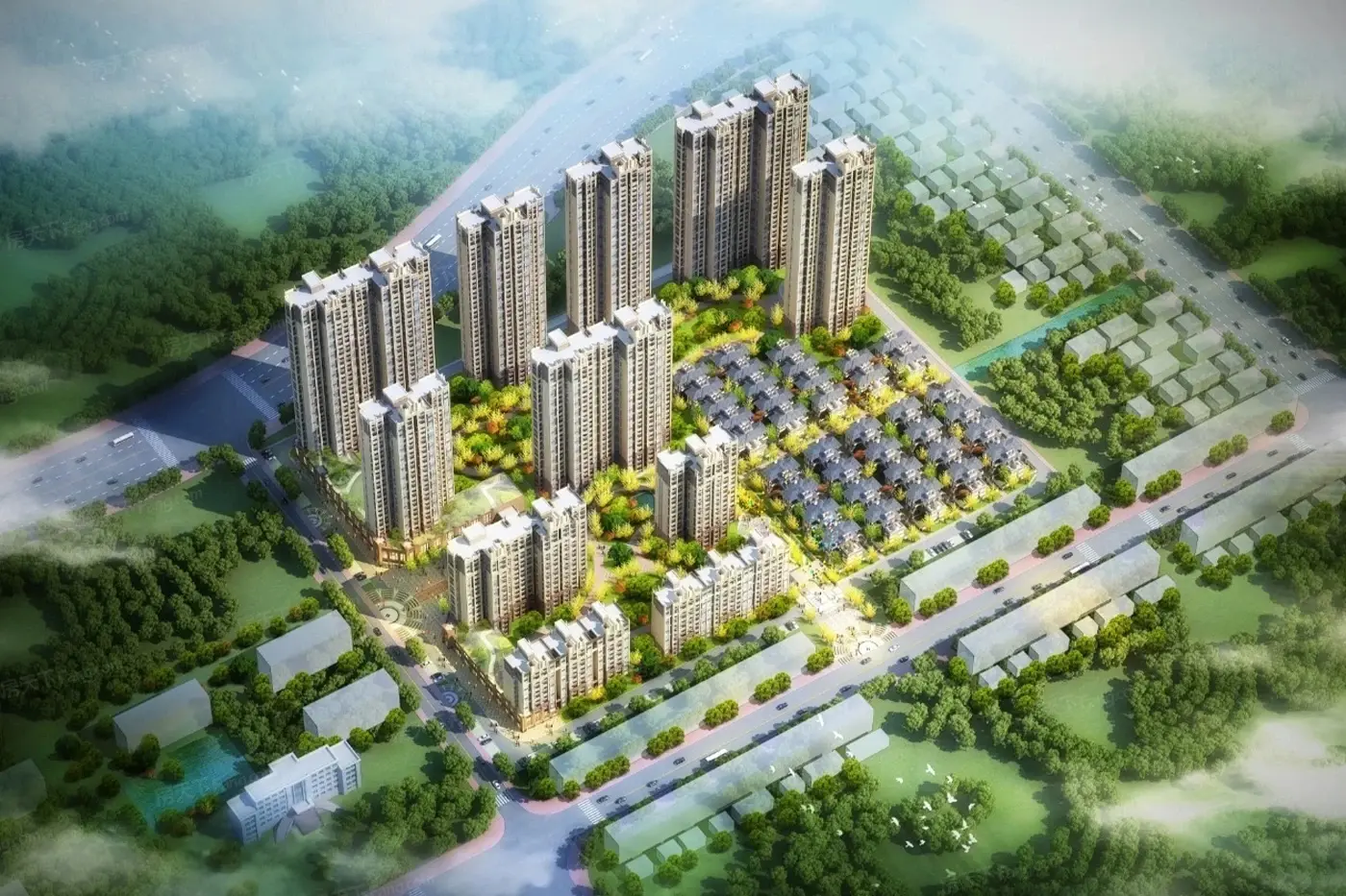 华弘瑞府效果图
