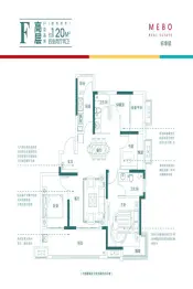 名邦枫林里4室2厅1厨2卫建面120.0㎡
