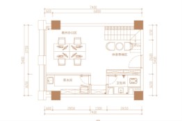 枫丹白露C区建面51.00㎡