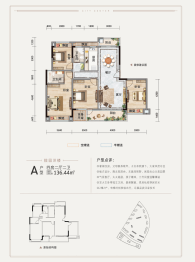 力拓·幸福里4室2厅1厨2卫建面136.00㎡