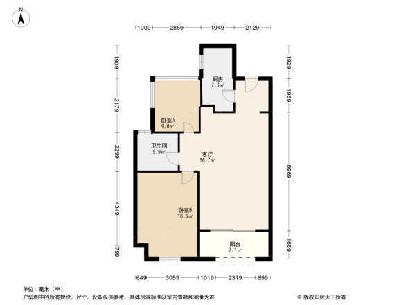 招商依山郡户型图