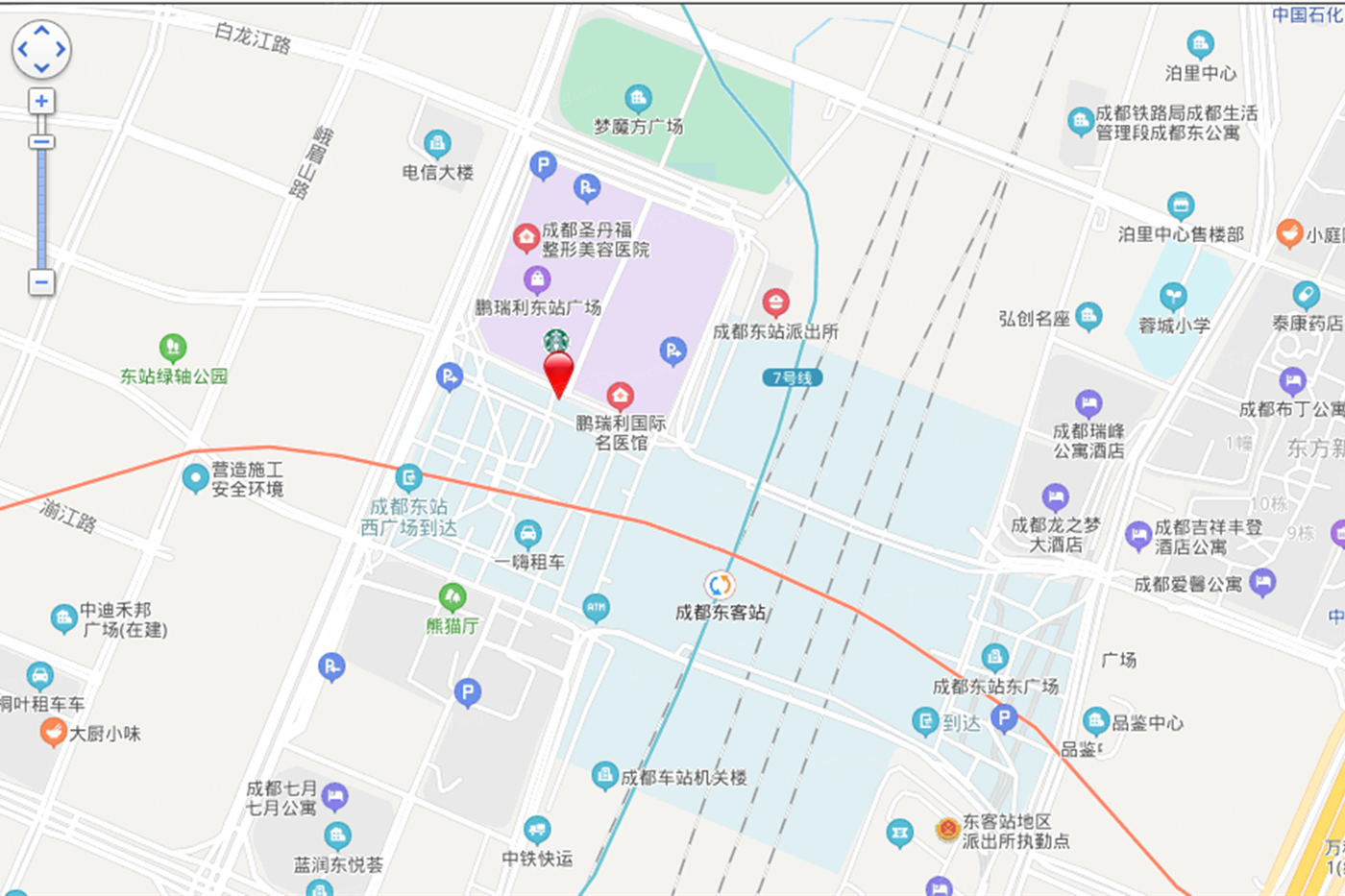 雪松雅居乐IN天府交通图