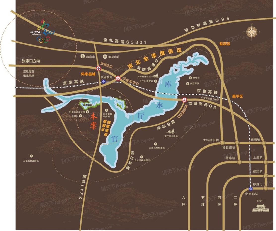 汤山原著交通图