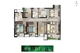 江湾四季4室2厅1厨2卫建面112.00㎡