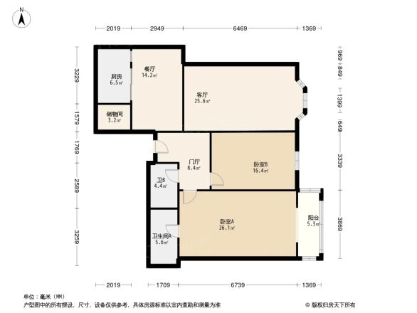 九龙花园户型图