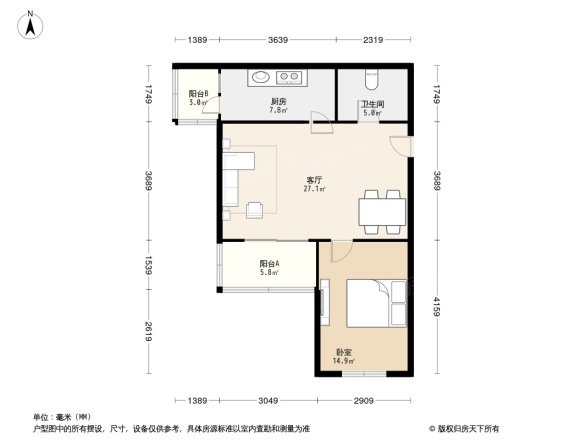 富锦嘉园户型图