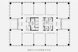 城拓金融财富中心建面1300.00㎡