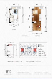 融创金弈时代2室1厅1厨1卫建面29.00㎡