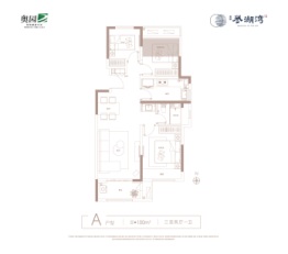 奥园誉湖湾3室2厅1厨1卫建面100.00㎡