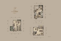 庆隆南山国际社区4室2厅1厨4卫建面336.00㎡