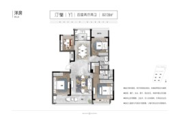 蓝城日照蘭园4室2厅1厨2卫建面135.00㎡