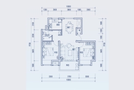 信阳建业·南湖上院2室2厅1厨1卫建面84.50㎡