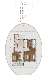 金港华府4室2厅1厨2卫建面158.00㎡