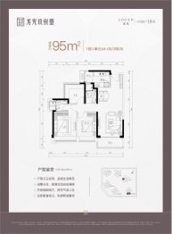 龙光玖悦台3室2厅1厨2卫建面95.00㎡