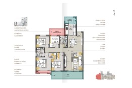 日月公馆4室2厅1厨2卫建面141.00㎡